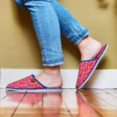 Mule Femme Liberty Rouge vue portee