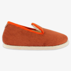 Retro Brique – Charentaises Made in France élégantes et chaudes Chausse Mouton