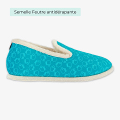 Charentaise antidérapante Homme et Femme Chaussmout Colvert vue portee