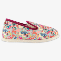 Chaussons Silva – Charentaises fantaisie fleuries, douillettes et tendance          