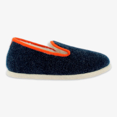 charentaise tweed marine orange