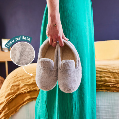 Charentaise Femme Eclat Gris vue portee