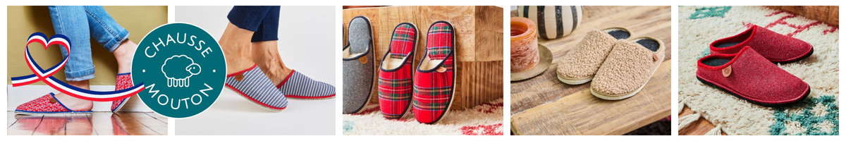 Mules d’intérieur Chausse Mouton - collection été et hiver made in France