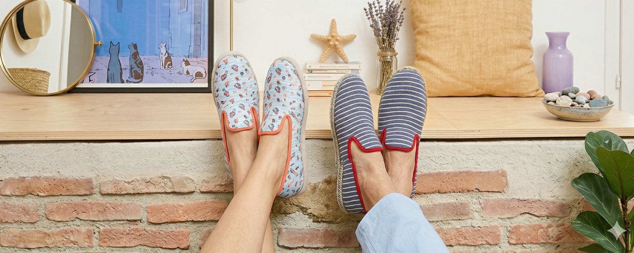 charentaise d'été chausse mouton made in france