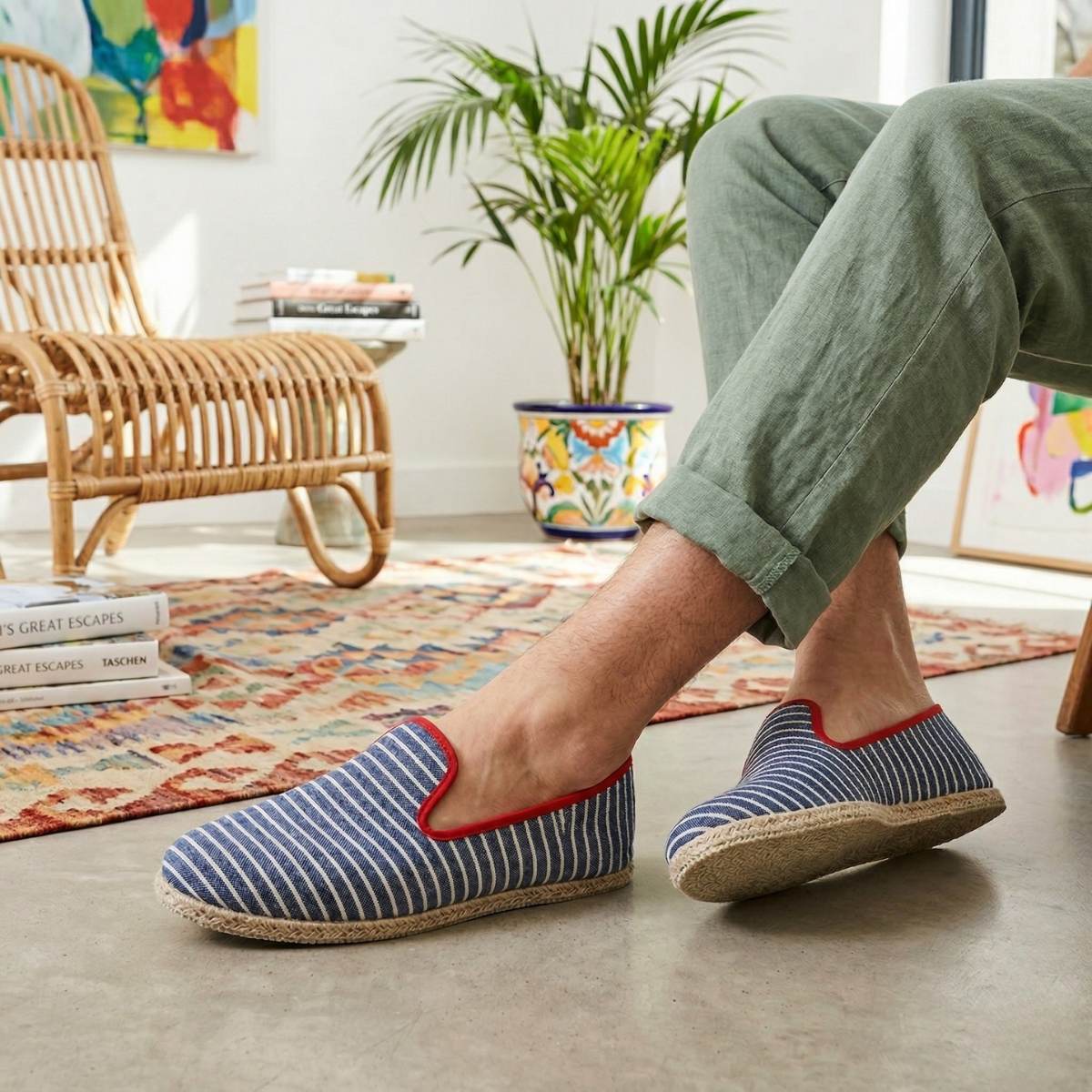 charentaises d'&eacute;t&eacute; homme